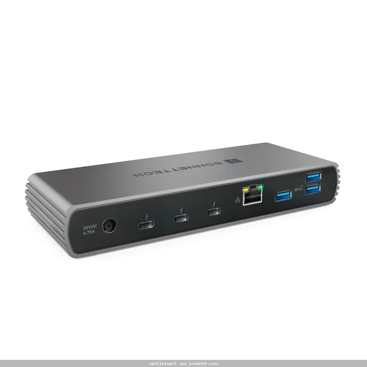 Sonnet Echo 11 Thunderbolt 4 Dockingstation TB4 11 Schnittstellen, Unterstützt 4K, 5K, 6K und 8K @60Hz