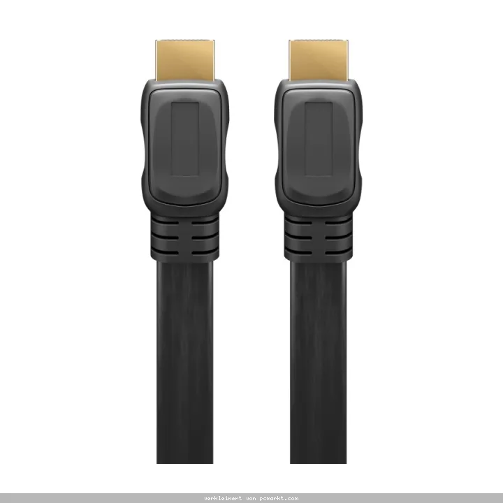 Goobay High-Speed-HDMI™-Flachkabel mit Ethernet (4K@60Hz), 3 m