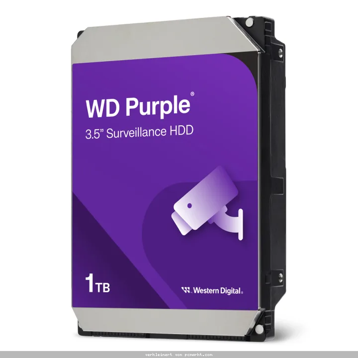 Western Digital WD Purple 1TB 3.5 Zoll SATA 64MB Interne Surveillance Festplatte