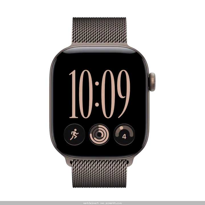 Apple Watch Series 12 42mm - Dunkelbronze Aluminium Case Dunkelbronze Milanaise Armband