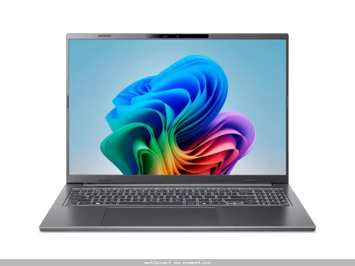 Acer Aspire 16 AI (A16-11M-X0X3) Copilot+ PC 16,0" WUXGA, IPS, 120Hz, Snapdragon X1-26-100 (45 TOPS), 16GB RAM, 512GB SSD, Windows 11