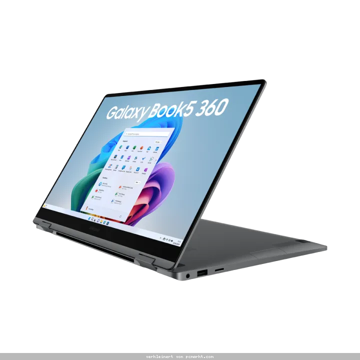 SAMSUNG Galaxy Book5 360 15,6 Zoll Intel Core Ultra 7 256V 16GB 512GB W11 Moonstone Gray
