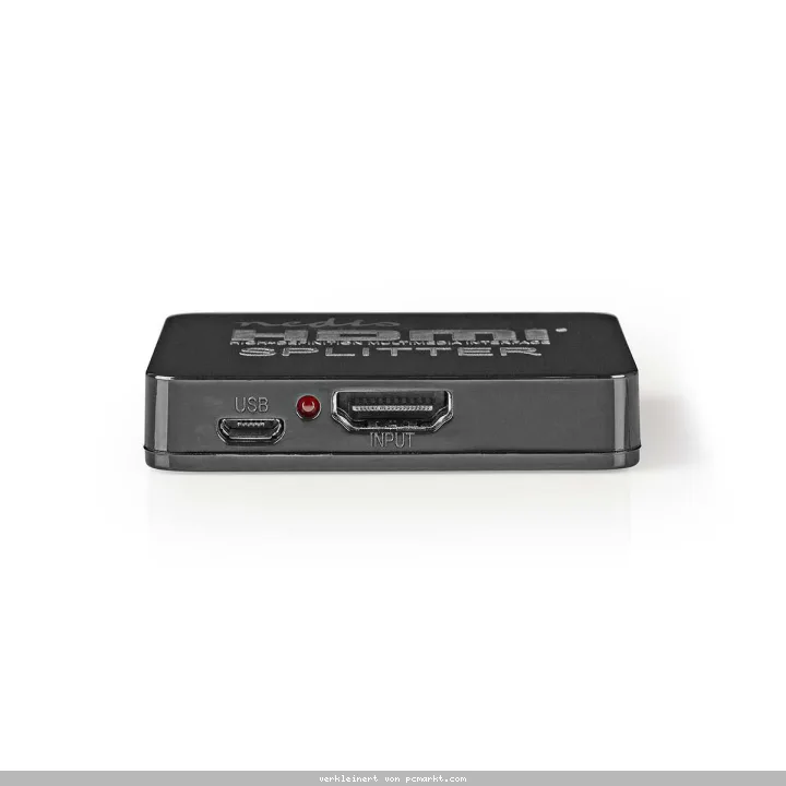 Nedis HDMI ™ Splitter | 2-Port port(s) | HDMI™ Eingang - 2x HDMI™ Ausgang | 4K@30Hz | 2.25 Gbps | ABS / PVC | Schwarz