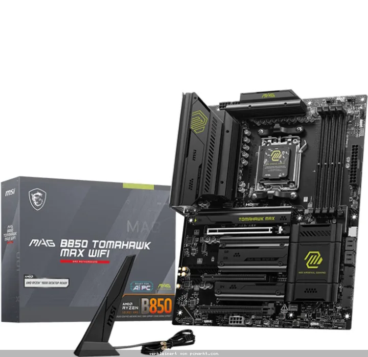 MSI MAG B850 TOMAHAWK WIFI Mainboard Sockel AM5