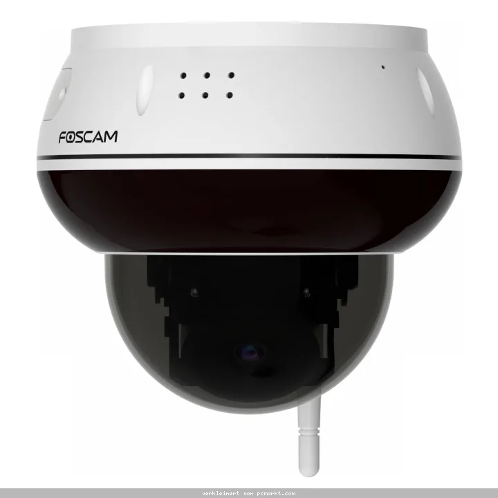 Foscam D8T WLAN Überwachungskamera Weiß 8MP (3840x2160), WiFi 6 Dualband, PT-Funktion, KI-unterstützte Erkennung, IK10 Vandalismus-Schutz