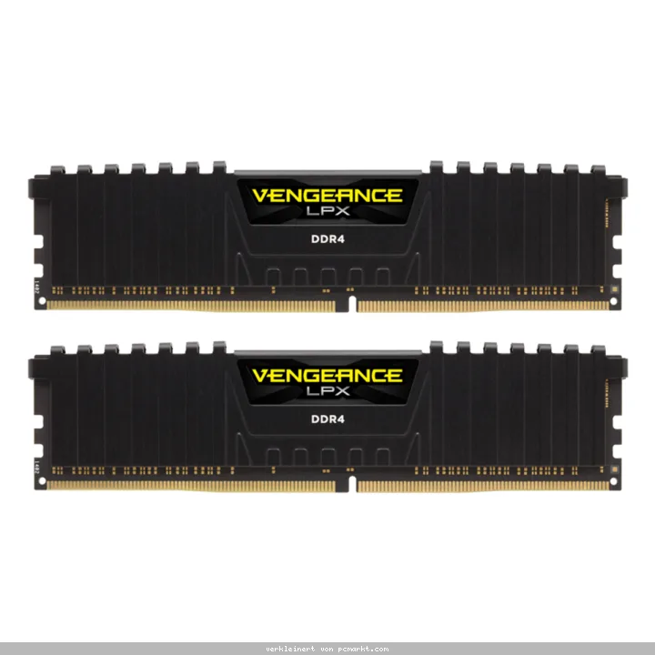 Corsair Vengeance LPX Schwarz 16GB Kit (2x8GB) DDR4-2666 CL16 DIMM Arbeitsspeicher