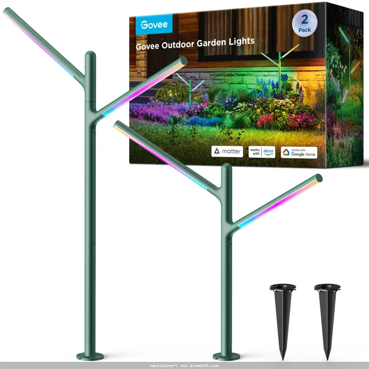 Govee Outdoor-Gartenleuchten RGBICWW
