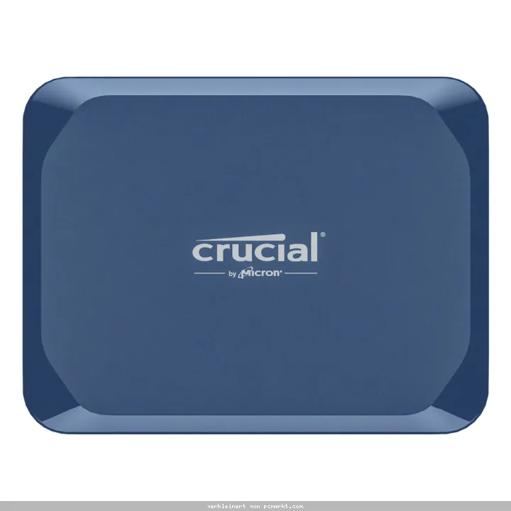 Crucial X10 Portable SSD 4TB Blau Externe Solid-State-Drive, USB 3.2 Gen 2x2
