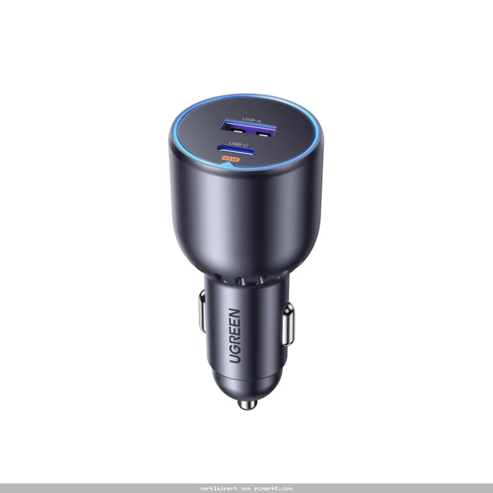 UGREEN EC701 63W 2-Port Fast Car Charger KFZ-Ladegerät 1x USB-A