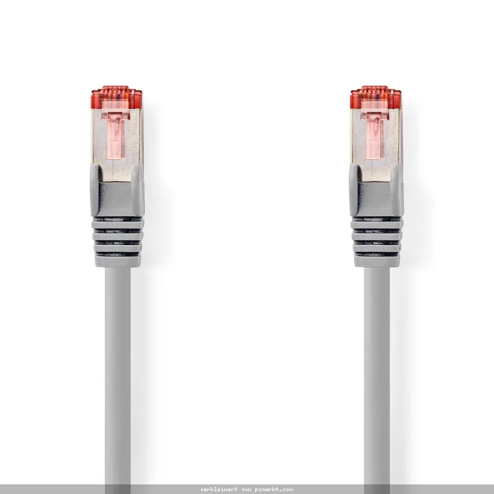 Nedis CAT6-Netzwerkkabel - RJ45 Stecker | RJ45 Stecker | S/FTP | 1.00 m | Rund | LSZH | Grau | Label