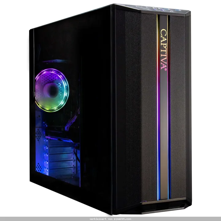 Captiva Advanced Gaming R98-206 Desktop-PC AMD Ryzen 7 5700X, 32GB RAM, 1TB M.2 SSD, Nvidia GeForce RTX 5060, Wi-Fi 6, Windows 11