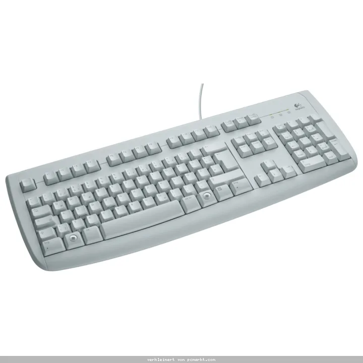 Logitech K120, kabelgebundene USB-Tastatur mit Spritzwasserschutz und nahezu geräuschlosem Anschlag
