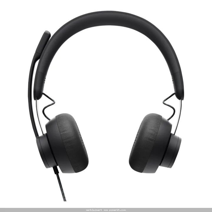 Logitech Zone Wired Headset, UC optimiert, USB-Anschluss, Rauschunterdrückung, kabelgebunden, graphit