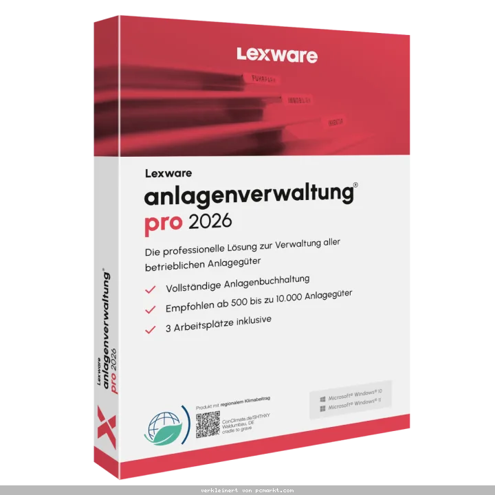 Lexware anlagenverwaltung pro 2026 Jahresversion (365-Tage)