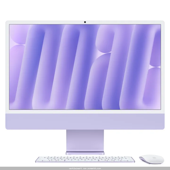 Apple iMac Violett CZ1ET-02200000 - 61cm(24'') M4 10-Core CPU, 10-Core GPU, 32GB RAM, 1TB SSD, Standardglas, Magic Keyboard TID