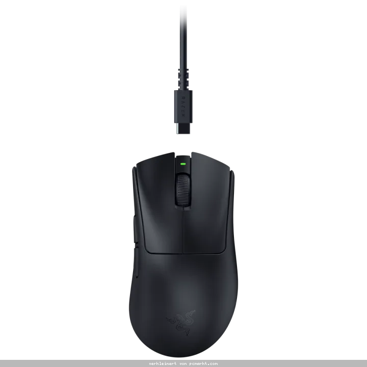 Razer DeathAdder V3 HyperSpeed Schwarz - Ultra leichte kabellose ergonomische E-Sport Gaming-Maus mit 26K DPI und nur 55g Gewicht