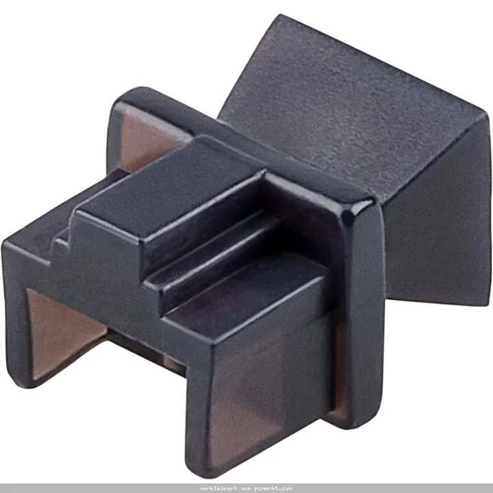 Goobay Staubschutz für RJ45-Buchse - Set von 10x RJ45-Staubschutz-Steckern