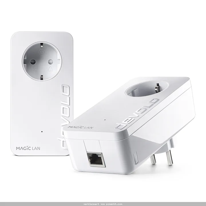 devolo Magic 2 LAN Powerline Starter Kit Powerline bis zu 2.400 Mbit/s, 1x Gigabit LAN (pro Einheit)