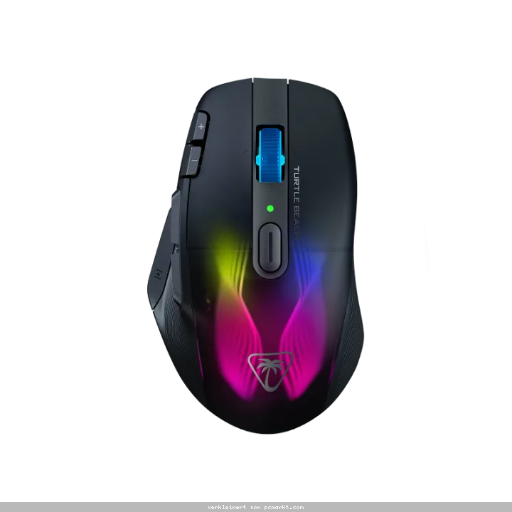 Turtlebeach Kone XP Air kabellose, anpassbare und ergonomische RGB-Gaming-Maus, schwarz