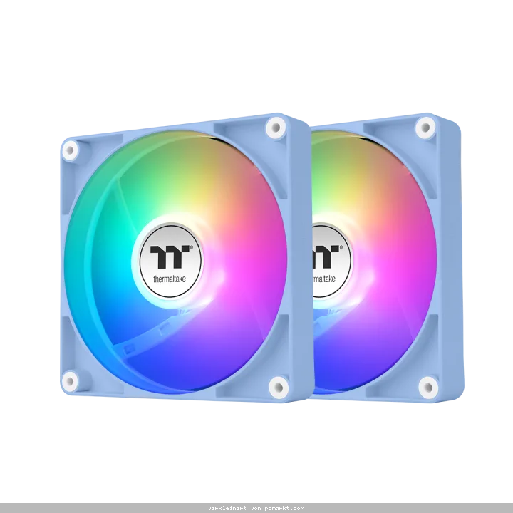 Thermaltake CT120 ARGB Sync Hydrangea Blue 2 Pack | Gehäuselüfter