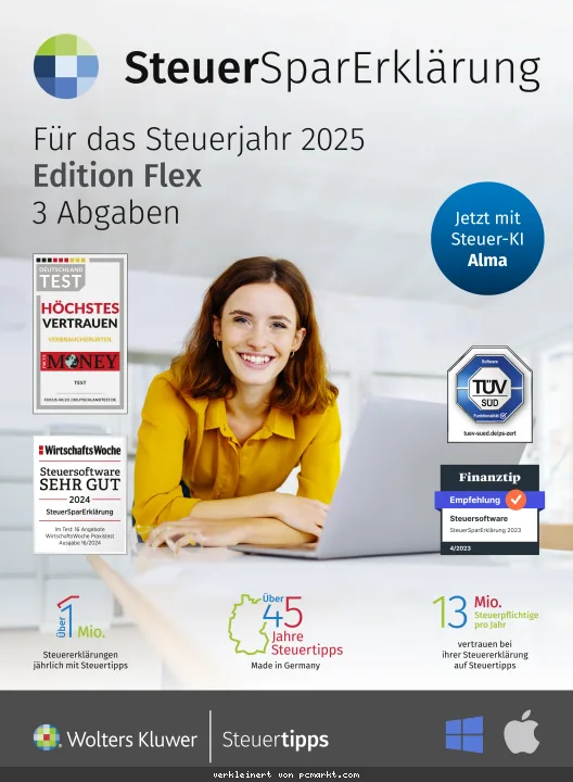 Steuertipps SteuerSparErklärung flex 2026 Steuerjahr 2025