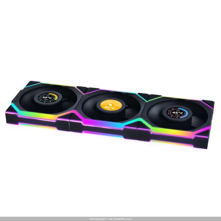 Lian Li UNI FAN SL Wireless LCD 120 ARGB 3er-Pack | Gehäuselüfter