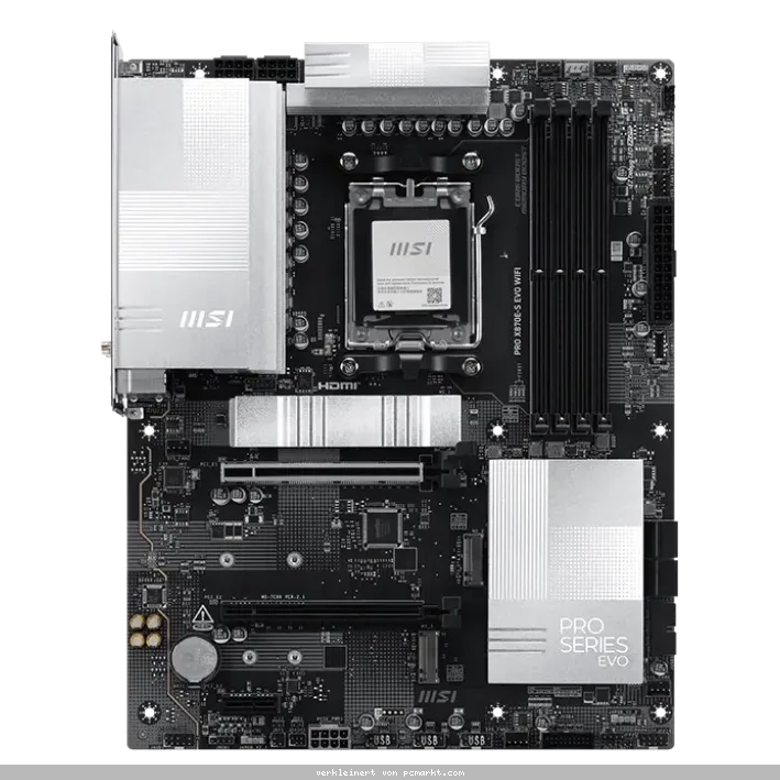 MSI PRO X870E-S Evo WIFI Mainboard