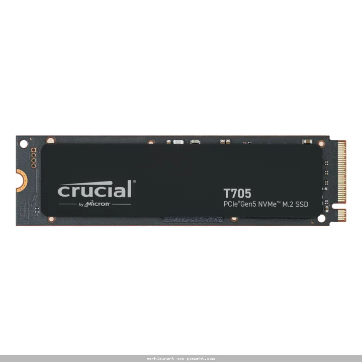 Crucial T705 Heatsink SSD 1TB M.2 PCIe Gen5 NVMe Internes Solid-State-Module mit Kühlkörper