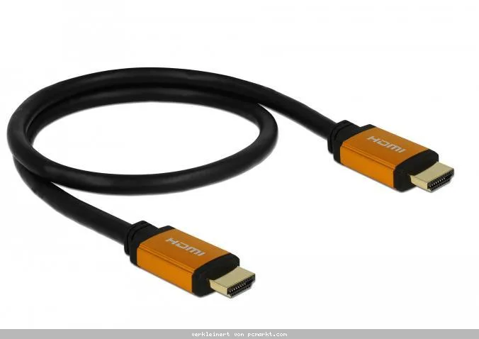 Delock High Speed HDMI Kabel 48 Gbps 8K 60 Hz 0,5 m