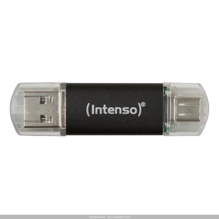 Intenso Twist Line Typ-A/Typ-C 64GB USB-Stick Mit Schutzkappe, bis zu 70 MB/s, USB 3.2 Gen 1x1 (5 Gbit/s)