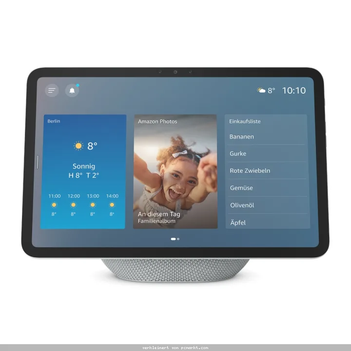 Amazon Echo Show 11 (2025 release) - Weiß Brillantes 11-Zoll-Display in Full-HD-Auflösung mit größerer Bildschirmfläche, 3D-Audio und Alexa