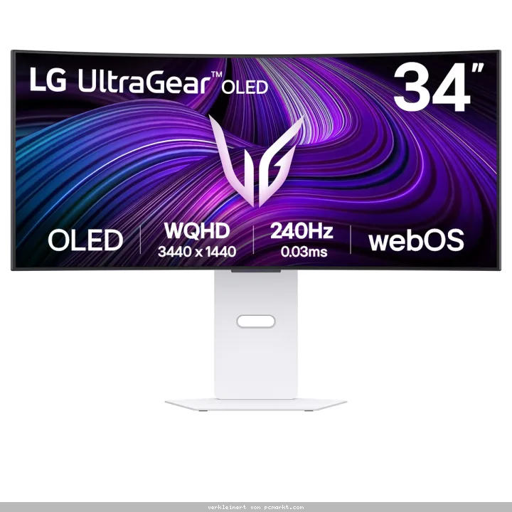 LG 34GX90SA-W.AEU OLED Gaming - 240Hz, 0,03ms(GtG) NVIDIA® G-SYNC® Compatible/AMD FreeSync™ Premium/VESA Certified AdaptiveSync