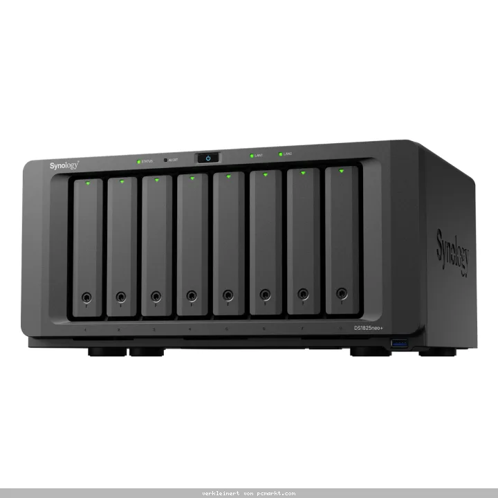 Synology DiskStation DS1825neo+ NAS 8-Bay AMD Ryzen™ V1500B, 8GB DDR4 RAM, 0/8 HDD/SSD