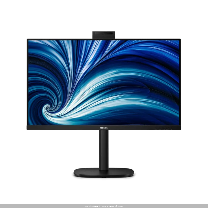 Philips 32B2U3601H Office Monitor 32 Zoll Quad HD Monitor, höhenverstellbar, Lautsprecher, Webcam, schwarz