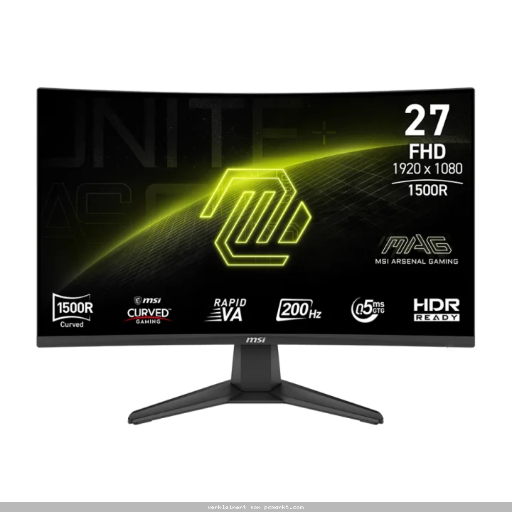 MSI MAG 276CFDE E20 Gaming Monitor - 200Hz, 0,5m GtG Rapid Curved VA-Panel