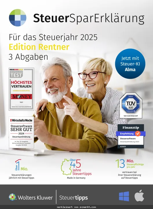 Steuertipps SteuerSparErklärung für Rentner 2026 Steuerjahr 2025