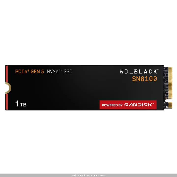 WD_BLACK SN8100 SSD 1TB M.2 2280 PCIe Gen5 NVMe Internes Solid-State-Module