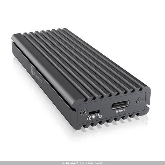 ICY BOX IB-1817MC-C31 Gehäuse für 1x M.2 NVMe & SATA SSD mit USB Type-C Anschluss
