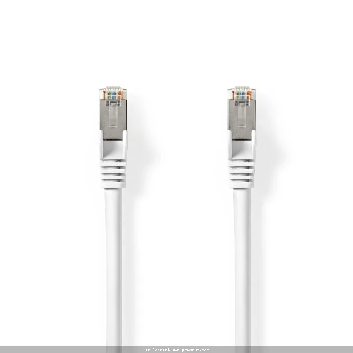 Nedis Cat 8.1-Netzwerkkabel - S/FTP | RJ45 Stecker | RJ45 Stecker | 2.00 m | Rund | LSZH | Weiss | Label
