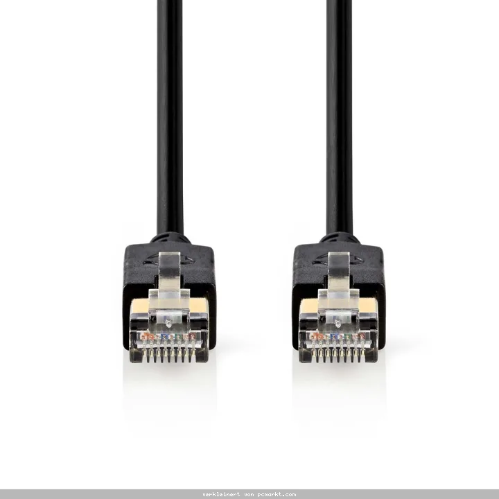 Nedis Cat 6 Kabel | RJ45 Stecker | RJ45 Stecker | F/UTP | 5.00 m | rund | LSZH / PVC | Anthrazit | Verpackung mit Sichtfenster