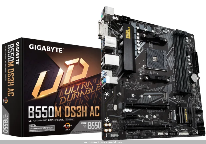 GIGABYTE B550M DS3H AC R2 Mainboard Sockel AM4