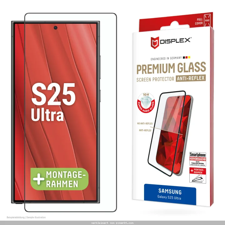 DISPLEX Premium Glasschutzfolie FCAR für Samsung Galaxy S25Ultra