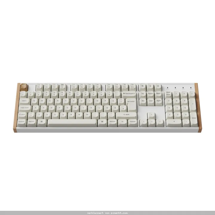 Keychron K10 HE Wireless Mechanische Gaming-Tastatur RGB, Hot-Swap, Aluminium, Nebula Switch, Weiß, DE-Layout