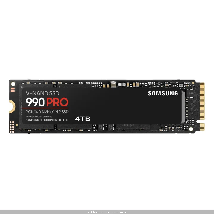 Samsung 990 PRO SSD 4TB M.2 PCIe Gen4 NVMe Internes Solid-State-Module