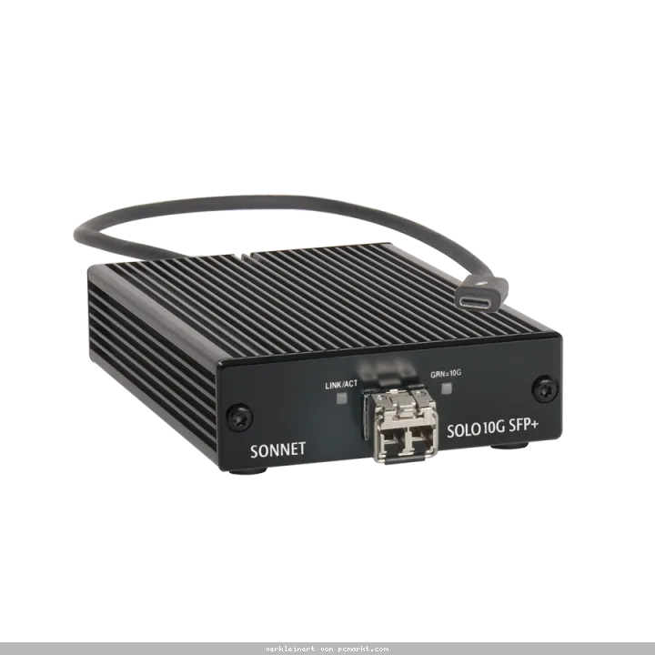 Sonnet Solo10G Thunderbolt SFP+ 10Gb Ethernet Adapter (SFP+ inklusive)