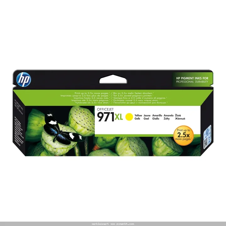 HP 971XL (CN628AE) Original Tintenpatrone Gelb