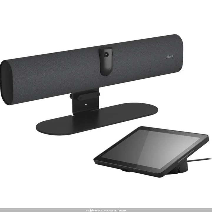 Jabra PanaCast 40 VBS Videokonferenzsystem , UC zertifiziert 4K-Unterstützung, Integrierte KI, Bis zu 4-facher digitaler Zoom, USB-A, USB-C, Ethernet