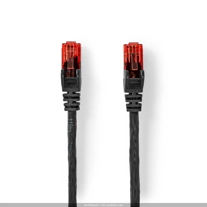 Nedis CAT6-Netzwerkkabel - RJ45 Stecker | RJ45 Stecker | U/UTP | 30.0 m | Aussenbereich | Rund | PE | Schwarz | Label