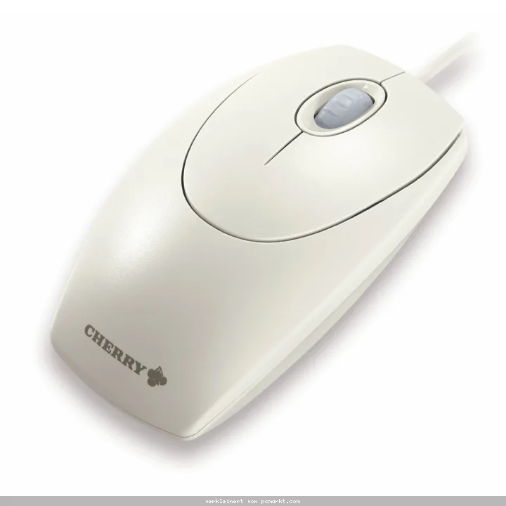 Cherry WheelMouse optical M-5400 kabelgebunden, hellgrau, USB, PS/2-Adapter