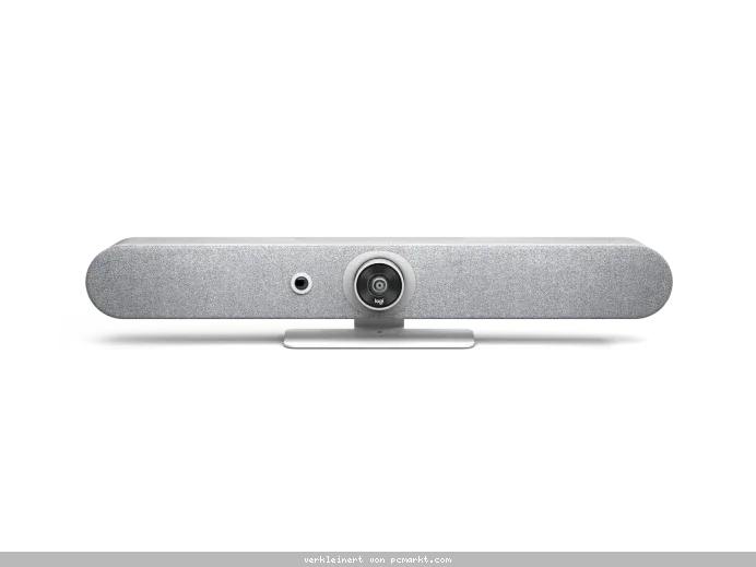Logitech Videokonferenzsystem Rally Bar Mini, Weiß Bis zu 4k Auflösung, KI-Sucher, MS Teams und Zoom Zertifiziert